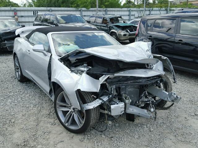 1G1FB3DS7H0176615 - 2017 CHEVROLET CAMARO SILVER photo 1