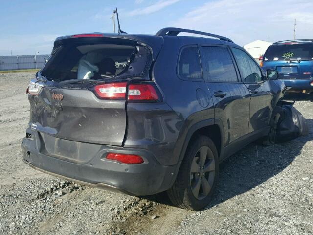 1C4PJLCB0GW369555 - 2016 JEEP CHEROKEE GRAY photo 4