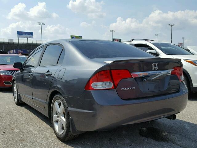 19XFA166X9E010483 - 2009 HONDA CIVIC GRAY photo 3