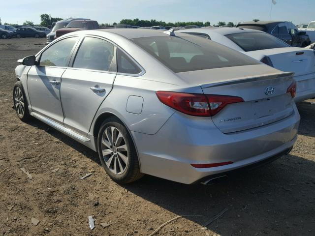 5NPE34AF4HH581461 - 2017 HYUNDAI SONATA SPO SILVER photo 3