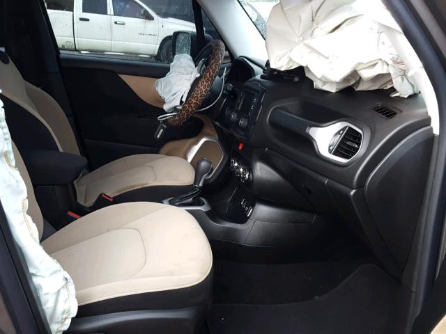 ZACCJAAT5GPC68703 - 2016 JEEP RENEGADE S Գրաֆիտ լուսանկար 5