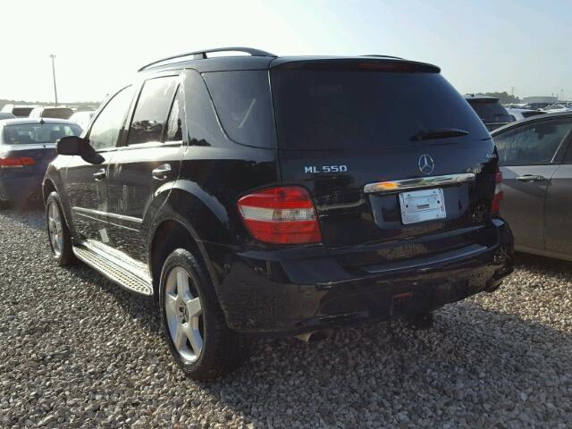 4JGBB72E58A374237 - 2008 MERCEDES-BENZ ML 550 BLACK photo 3