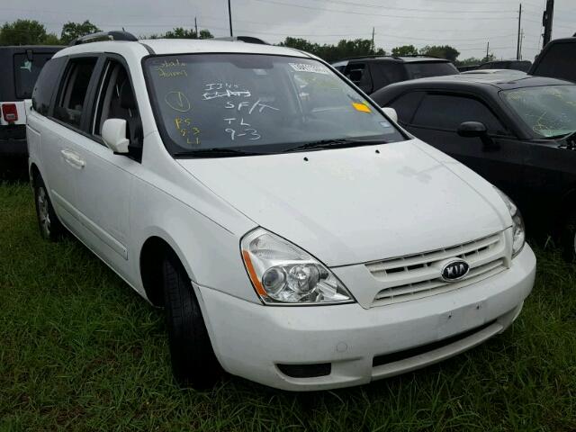 KNDMB133896304307 - 2009 KIA SEDONA WHITE photo 1