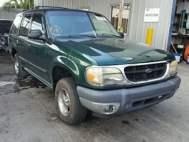 1FMZU63E5YUB61904 - 2000 FORD EXPLORER GREEN photo 1