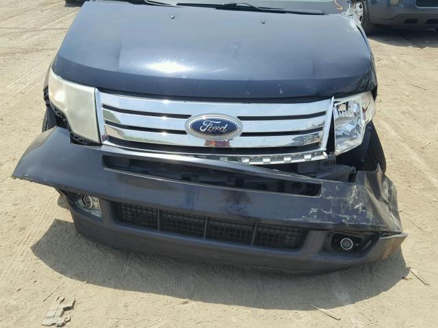 2FMDK48C78BA22830 - 2008 FORD EDGE SEL BLUE photo 7