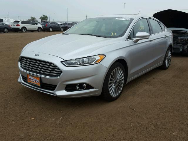 3FA6P0K92GR124109 - 2016 FORD FUSION TIT SILVER photo 2