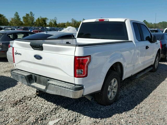 1FTEX1CP9GKG04337 - 2016 FORD F150 SUPER WHITE photo 4