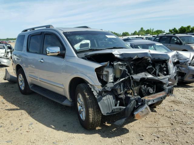 5N1AA0NC2CN610439 - 2012 NISSAN ARMADA SV SILVER photo 1