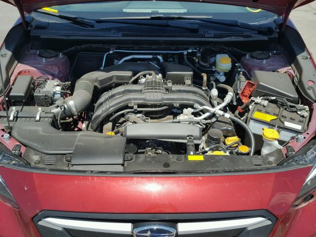 JF2GTABC6JG290452 - 2018 SUBARU CROSSTREK BURGUNDY photo 7