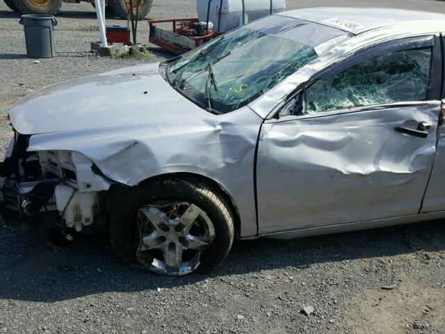 1G1ZA5EU2CF318337 - 2012 CHEVROLET MALIBU LS ვერცხლისფერი ფოტო 10