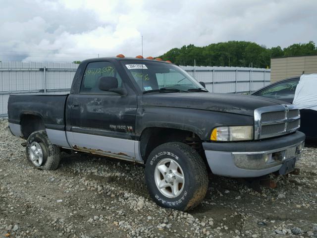 1B7HF16Y1XS162447 - 1999 DODGE RAM 1500 BLACK photo 1