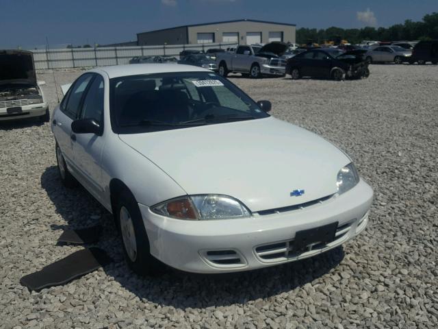 1G1JC524017384114 - 2001 CHEVROLET CAVALIER B WHITE photo 1