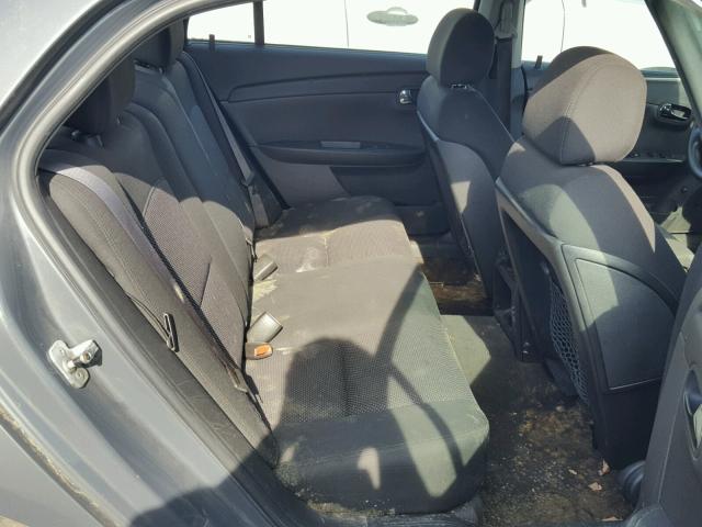 1G1ZH57B884203591 - 2008 CHEVROLET MALIBU 1LT GRAY photo 6