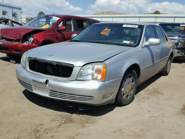 1G6KE57Y92U173498 - 2002 CADILLAC DEVILLE DH SILVER photo 2