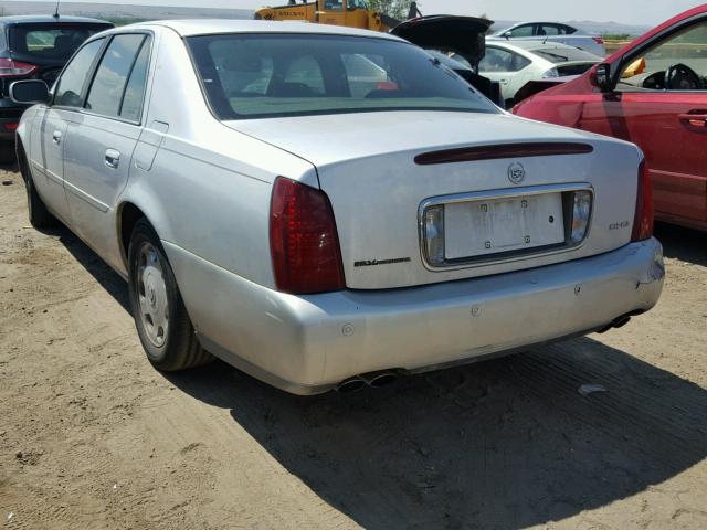 1G6KE57Y92U173498 - 2002 CADILLAC DEVILLE DH SILVER photo 3