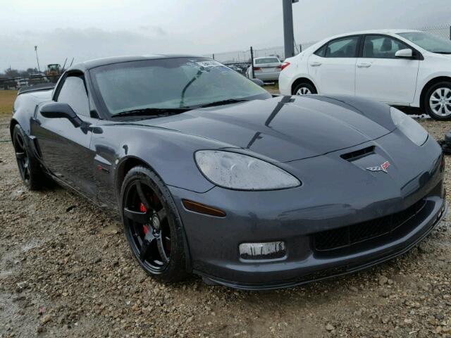 1G1YZ26E295105588 - 2009 CHEVROLET CORVETTE Z GRAY photo 1