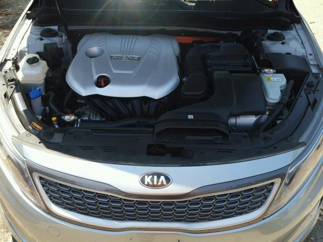 KNAGM4AD3G5094493 - 2016 KIA OPTIMA HYB GRAY photo 7