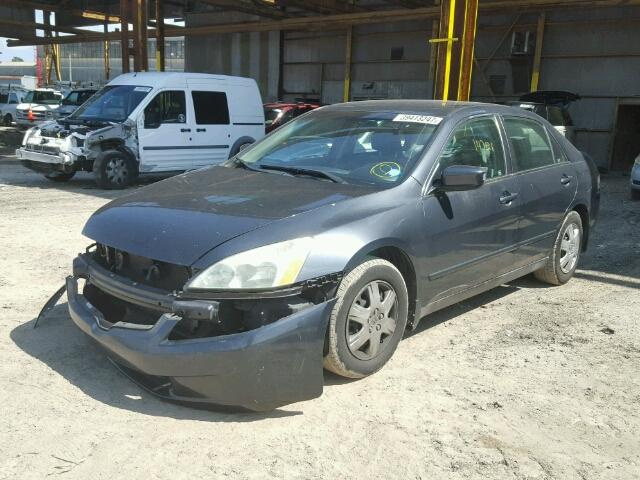 1HGCM56354A018253 - 2004 HONDA ACCORD GRAY photo 2