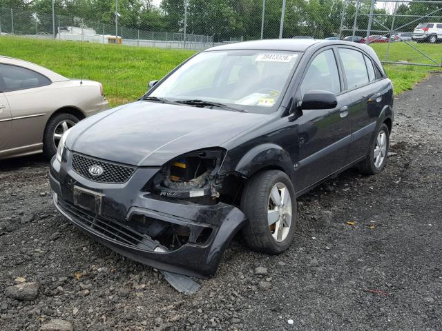 KNADE243796450500 - 2009 KIA RIO 5 SX BLACK photo 2