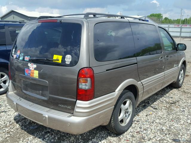 1GMDX03E73D142570 - 2003 PONTIAC MONTANA BROWN photo 4