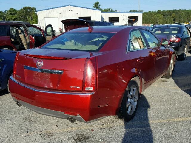 1G6DU57V690126349 - 2009 CADILLAC CTS HI FEA RED photo 4