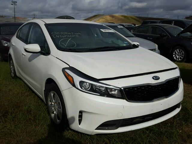 3KPFL4A71HE009796 - 2017 KIA FORTE WHITE photo 1