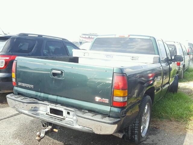 2GTEC19TX51335357 - 2005 GMC NEW SIERRA GREEN photo 4