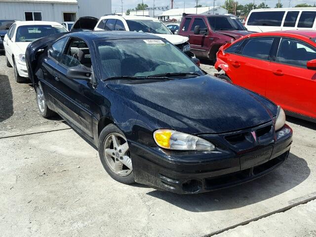 1G2NW12E61M564317 - 2001 PONTIAC GRAND AM G BLACK photo 1