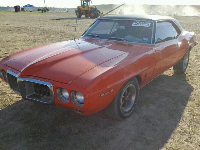 223379U116263 - 1969 PONTIAC FIREBIRD ORANGE photo 2