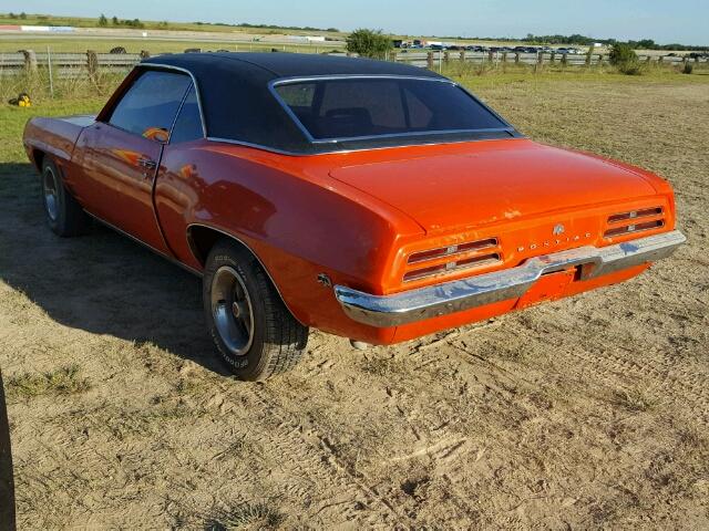 223379U116263 - 1969 PONTIAC FIREBIRD ORANGE photo 3