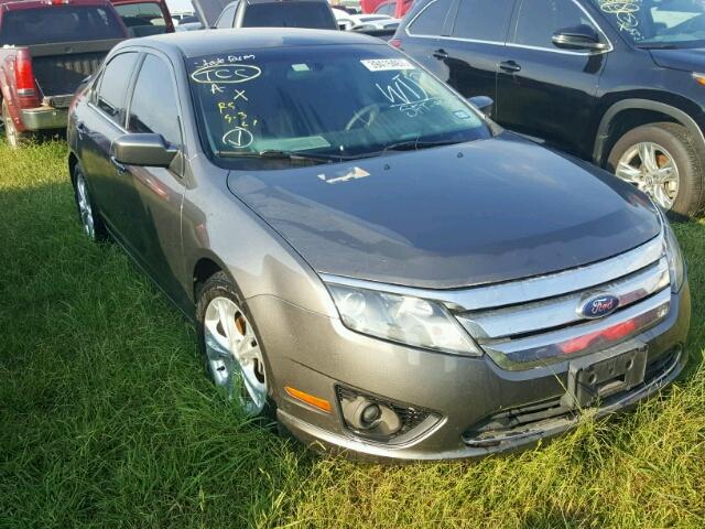 3FAHP0HA4CR237418 - 2012 FORD FUSION SE GRAY photo 1