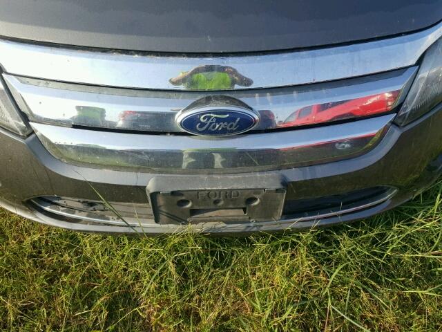 3FAHP0HA4CR237418 - 2012 FORD FUSION SE GRAY photo 9