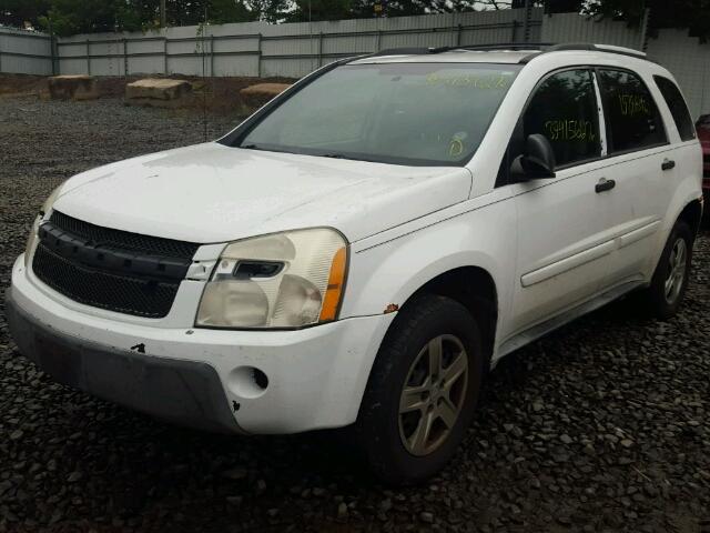 2CNDL23F456135173 - 2005 CHEVROLET EQUINOX WHITE photo 2