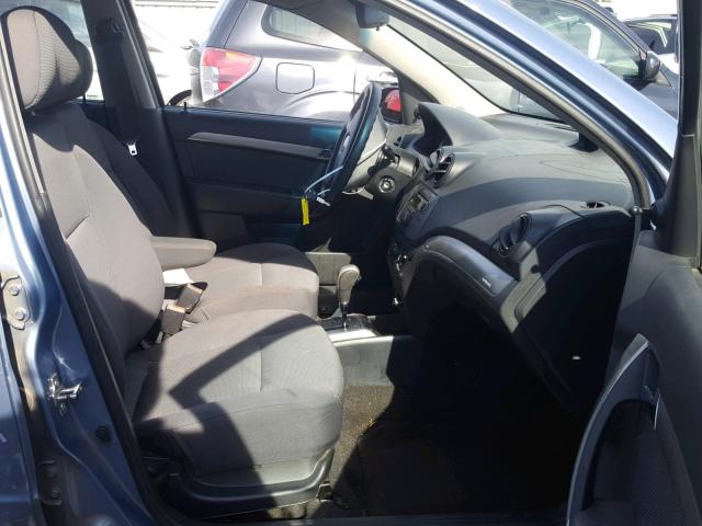 KL1TD566X8B075726 - 2008 CHEVROLET AVEO BASE Mavi foto 5