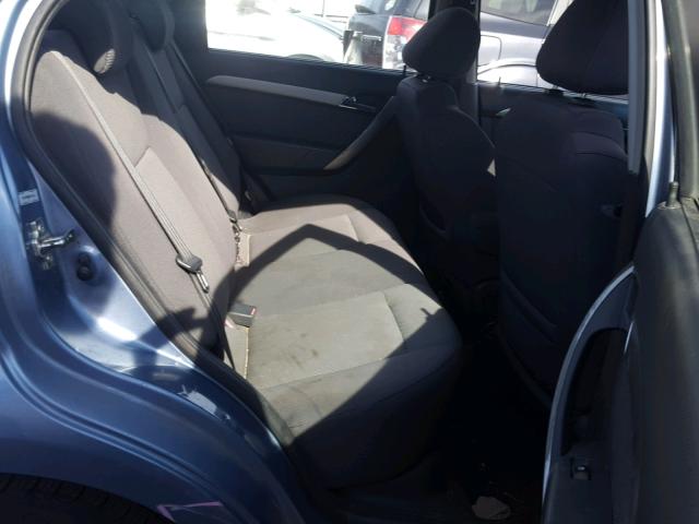 KL1TD566X8B075726 - 2008 CHEVROLET AVEO BASE Mavi foto 6