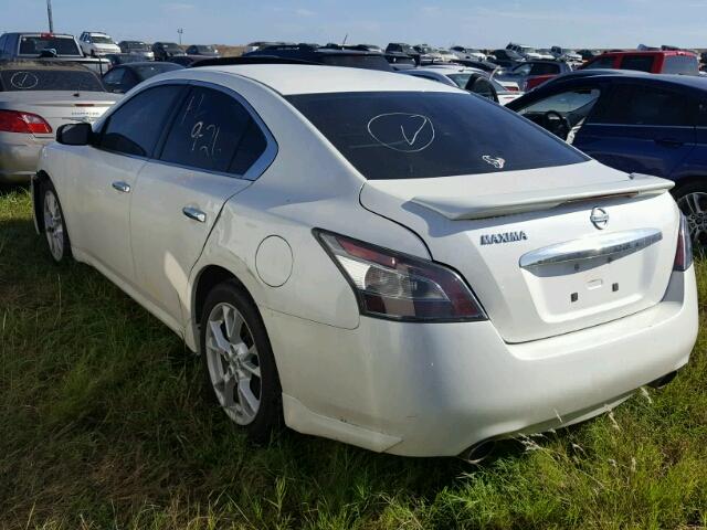 1N4AA5AP7EC498591 - 2014 NISSAN MAXIMA S WHITE photo 3