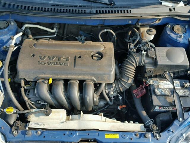 2T1BR32E28C879978 - 2008 TOYOTA COROLLA BLUE photo 7