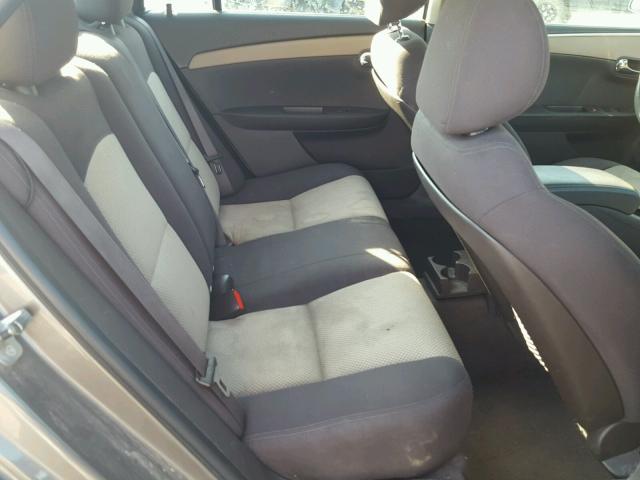 1G1ZB5E1XBF238270 - 2011 CHEVROLET MALIBU LS ოქროსფერი ფოტო 6
