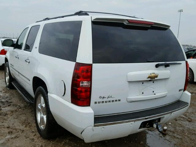 1GNFK36379R206830 - 2009 CHEVROLET SUBURBAN WHITE photo 3