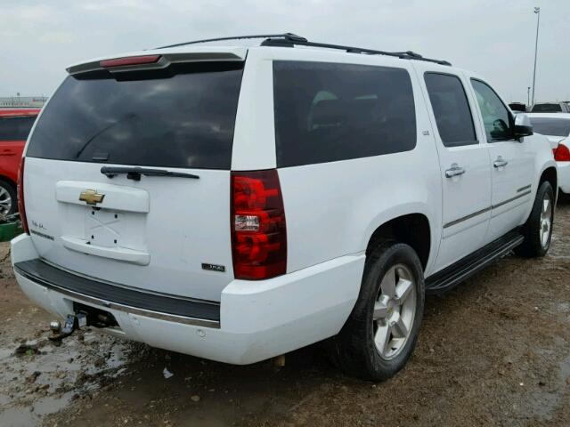 1GNFK36379R206830 - 2009 CHEVROLET SUBURBAN WHITE photo 4