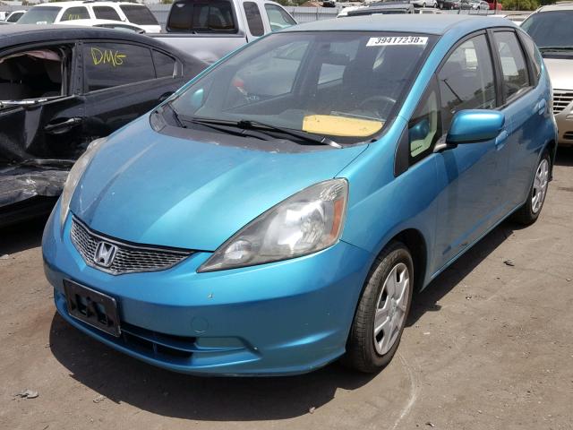 JHMGE8G32DC018601 - 2013 HONDA FIT BLUE photo 2