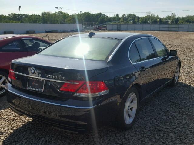 WBAHN83526DT32711 - 2006 BMW 750 LI BLUE photo 4