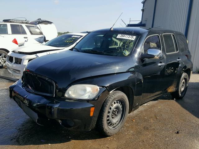 3GNCA13D68S710630 - 2008 CHEVROLET HHR LS BLACK photo 2