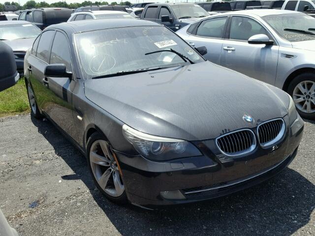 WBANU53528C116791 - 2008 BMW 528 I BLACK photo 1