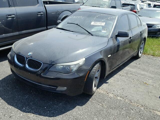 WBANU53528C116791 - 2008 BMW 528 I BLACK photo 2