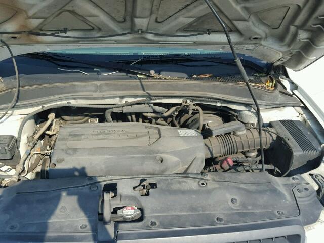 2HKYF18693H552796 - 2003 HONDA PILOT EXL WHITE photo 7