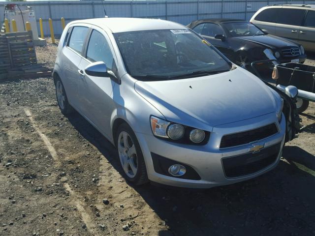 1G1JE6SB0E4189703 - 2014 CHEVROLET SONIC LTZ SILVER photo 1