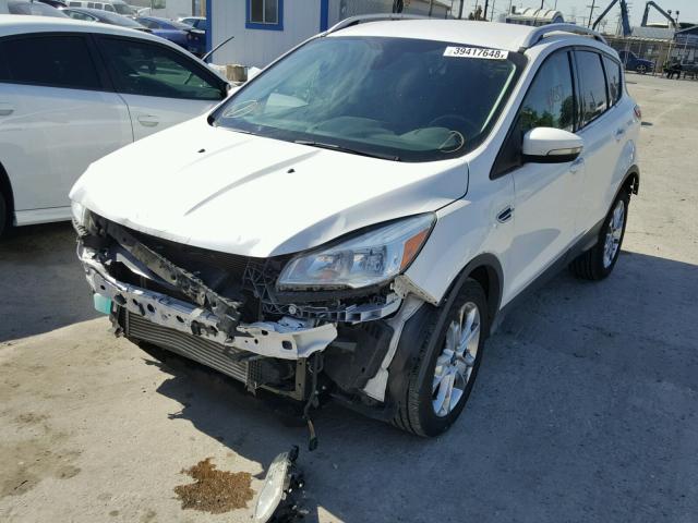 1FMCU0J90FUA25878 - 2015 FORD ESCAPE TIT WHITE photo 2