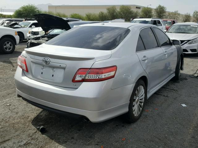 4T1BF3EK0AU097077 - 2010 TOYOTA CAMRY BASE SILVER photo 4