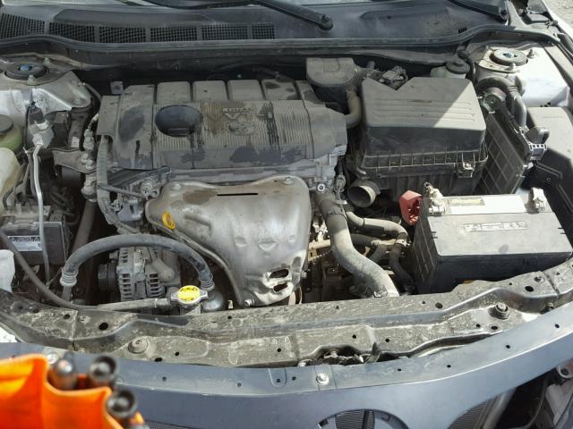 4T1BF3EK0AU097077 - 2010 TOYOTA CAMRY BASE SILVER photo 7